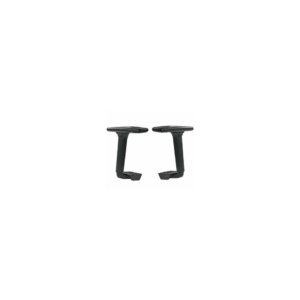 Coppia di braccioli regolabili in 3 direzioni diverse Neri per sedute Seditaly forma a T - BR51DX+SX01S