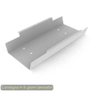 Marsupio per elettrificazione orizzontale sottopiano Grigio alluminio Artexport 60x32xh.9,9 cm - 3-BLAC0600-AA