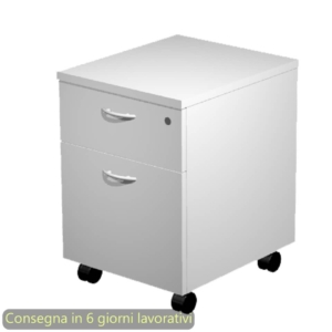 Cassettiera con ruote Artexport Presto 1 cassetto + 1 classificatore - 41,8x52xh.59,5 cm Grigio - 60022/9