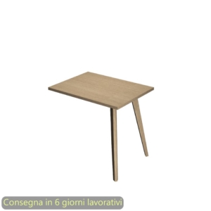 Allungo reversibile per scrivanie Woody 60x80xh.74,4 cm gambe Rovere Artexport piano Rovere - 6417-DKA-C-AQ