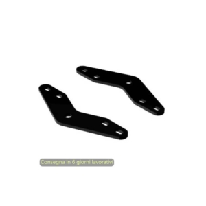 Coppia di piastre moody per fissaggio pannello frontale sottopiano per bench Artexport Nero - 3-BSAL0013-AQ