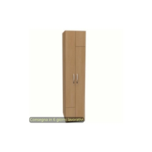 Spogliatoio a 2 ante con serratura 40x52xh.180 cm Artexport Noce chiaro 2623/4