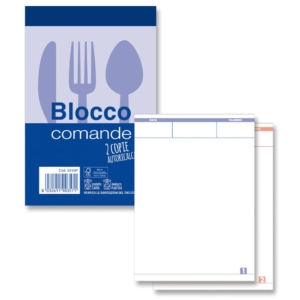 Blocco comande autoricalcanti O.C.L. - 25x2 copie autoricalcanti - 9x13,8 cm 0210P