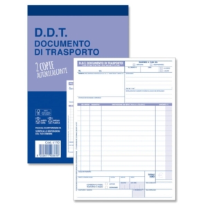 Blocco DDT mittente - destinatario 50x2 copie 14x21 cm Z10584Z118480