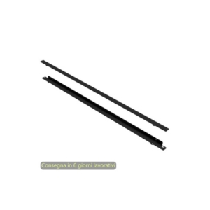 Kit fissaggio verticale a parete e soffitto coppia pannelli Nero opaco Moody Artexport L.120 cm - 3-BSAN1200-AQ