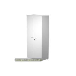 Mobile alto con serratura Presto 80x44xh.180 cm - struttura Grigia Artexport ante Grigie - 538-39-75M/9