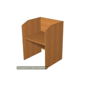 Postazione Call Center Presto 90x80xh.119 cm Artexport piano Noce chiaro - CALL90/4