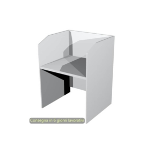 Postazione Call Center Presto 90x80xh.119 cm Artexport piano Grigio - CALL90/9