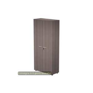 Mobile alto con ante con serratura 80x35xh.180 cm 3 ripiani Presto Artexport Frassino toscano