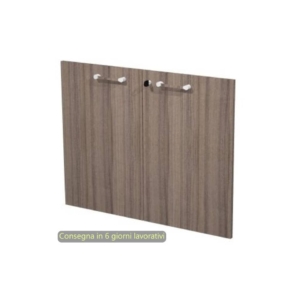 Coppia ante per mobile basso 90xh.70,4 cm Giunone Artexport Noce toscano 35067/N