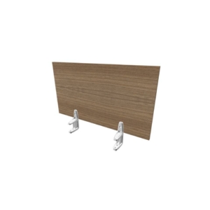 Pannello divisorio in melaminico Noce canaletto per scrivanie singole 80xh.42 cm Practika Quadrifoglio - CODI080-NO
