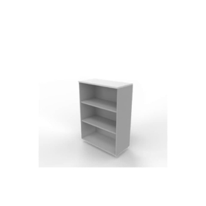 Armadio a giorno medio finitura Grigio scocca Argento 90x45xh.123,2 cm linea Practika Quadrifoglio - ECEM90G-GR-AA