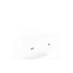 Pannello divisorio in melaminico Bianco per bench 100xh.35 cm linea Practika Quadrifoglio - CODB100-BA