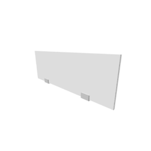 Pannello divisorio in melaminico Grigio per bench 100xh.35 cm linea Practika Quadrifoglio - CODB100-GR