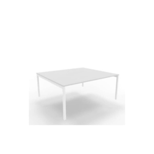 Bench piano Grigio 180x160xh.75 cm gamba a ponte in acciaio Bianco linea Practika P3 Quadrifoglio - ECBEC18-GR-I