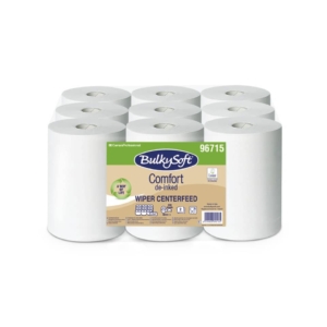 Asciugamani in rotoli Bulkysoft Comfort ad estrazione centrale - 200 strappi - 2 veli - 30 cm x 60 m - 96715.E10 (conf.9)