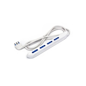 Multipresa stretta con interruttore 16A - cavo 1,5 m - Bianco Aigostar a 4 vie P17/11 - 196837