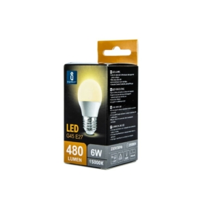 Lampadina LED G45 E27 6W - 510 lumen Aigostar luce calda B10105MQW