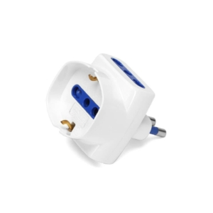 Adattatore a 3 vie 16A - Bianco Aigostar 2 vie P17/11 & 1 via P40 (short) 218980