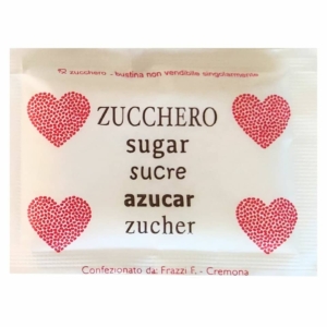 Zucchero Bianco in bustine con soggetto generico Frazzi - 01PZ200 (conf.200)