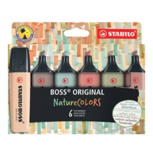 Evidenziatori Stabilo Boss Nature Colors Assortiti - 70/6-2-2 (conf.6)