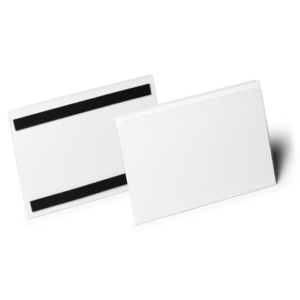 Buste per identificazione Durable Hard Cover con bande magnetiche 210x148 mm - 1198-19 (conf.10)