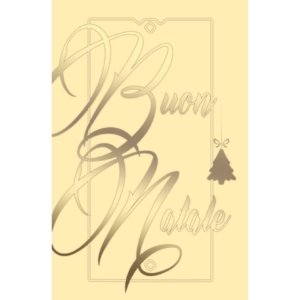 Biglietti augurali natalizi 9x14 cm - Biembi AvorioB2D502C61-AVO (conf.12)