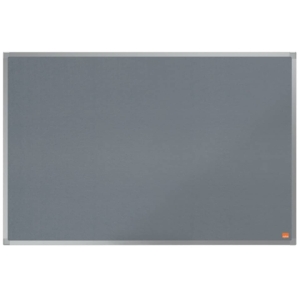 Pannello in feltro Nobo Essence 90xh.60 cm Grigio 1915205