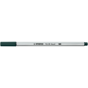 Pennarello Stabilo Pen 68 brush - punta a pennello - M 1 mm verde terra 568/63
