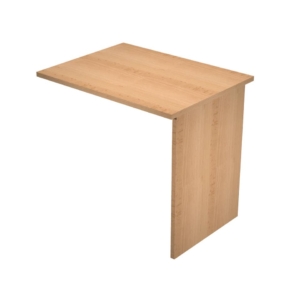 Allungo scrivania gamba pannello in melaminico in tinta 80x60xH.72 cm Presto faggio - ALL-PR-6