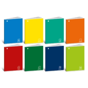 Quaderno punto metallico Maxi Blasetti Colorface A4 - 18+1 fogli - 100g/m² - quadretti 4mm 5907