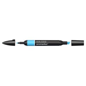 Pennarelli Winsor&Newton Promarker doppia punta fine-larga - sky blue B137 - 0203621