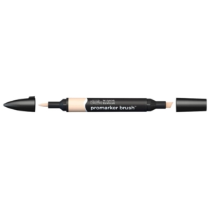 Pennarello Winsor&Newton Promarker Brush doppia punta scalpello-pennello - dusky pink - 0204200