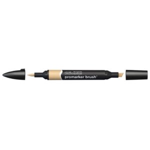 Pennarello Winsor&Newton Promarker Brush doppia punta scalpello-pennello - praline - 0204385