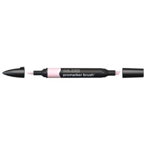 Pennarello Winsor&Newton Promarker Brush doppia punta scalpello-pennello - pale pink - 0204220