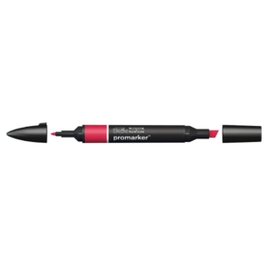 Pennarelli Winsor&Newton Promarker doppia punta fine-larga - poppy R565 - 0203202