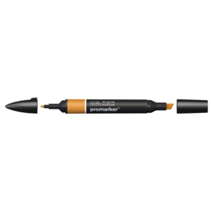 Pennarelli Winsor&Newton Promarker doppia punta fine-larga - raw sienna O646 - 0203552