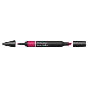 Pennarelli Winsor&Newton Promarker doppia punta fine-larga - rosso cardinale R244 - 0203273