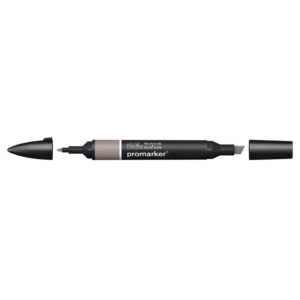 Pennarelli Winsor&Newton Promarker doppia punta fine-larga - warm grey 4 WG4 - 0203131