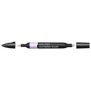 Pennarello Winsor&Newton Promarker Brush doppia punta scalpello-pennello - pink pearl - 0204376
