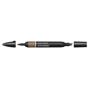 Pennarelli Winsor&Newton Promarker doppia punta fine-larga - umber O615 - 0203251