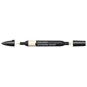 Pennarello Winsor&Newton Promarker Brush doppia punta scalpello-pennello - champagne - 0204372
