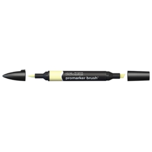Pennarello Winsor&Newton Promarker Brush doppia punta scalpello-pennello - soft lime - 0204368