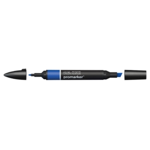 Pennarelli Winsor&Newton Promarker doppia punta fine-larga - royal blue V264 - 0203045