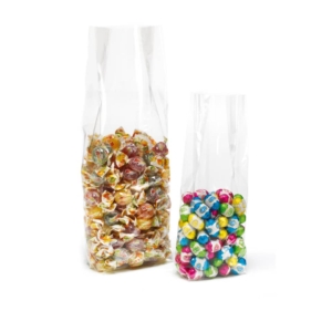 Sacchetti per alimenti Trasparenti con soffietto fondo quadro Favorit 40µm 14+8x36 cm - 100501142 (conf.50)