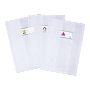 Copriquaderno con etichetta Favorit Coprimaxi C70E A4 in PVC - spessore 170 µm - trasparente - 100500990