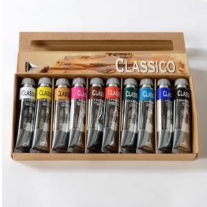 Colori a olio Maimeri Classico in tubetto 20 ml - Colori Assortiti - M0398100 (conf.10)