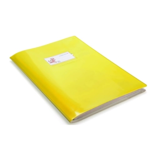 Copertine per quaderni in PVC coprimaxi Colorosa 21x30 cm Giallo - 36718025 (conf.25)
