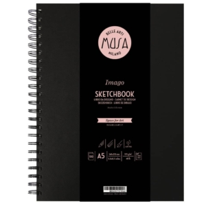 Blocco con spirale Imago SKETCH Musa 100 pagine 105g/m² formato A5 MU124595