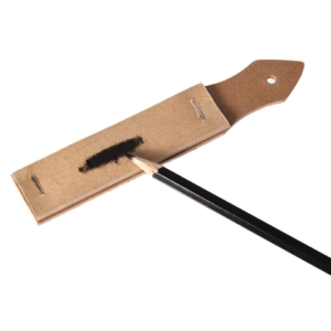 Affilamine in carta smerigliata con base in legno CWR - 499 (conf.12 fogli)